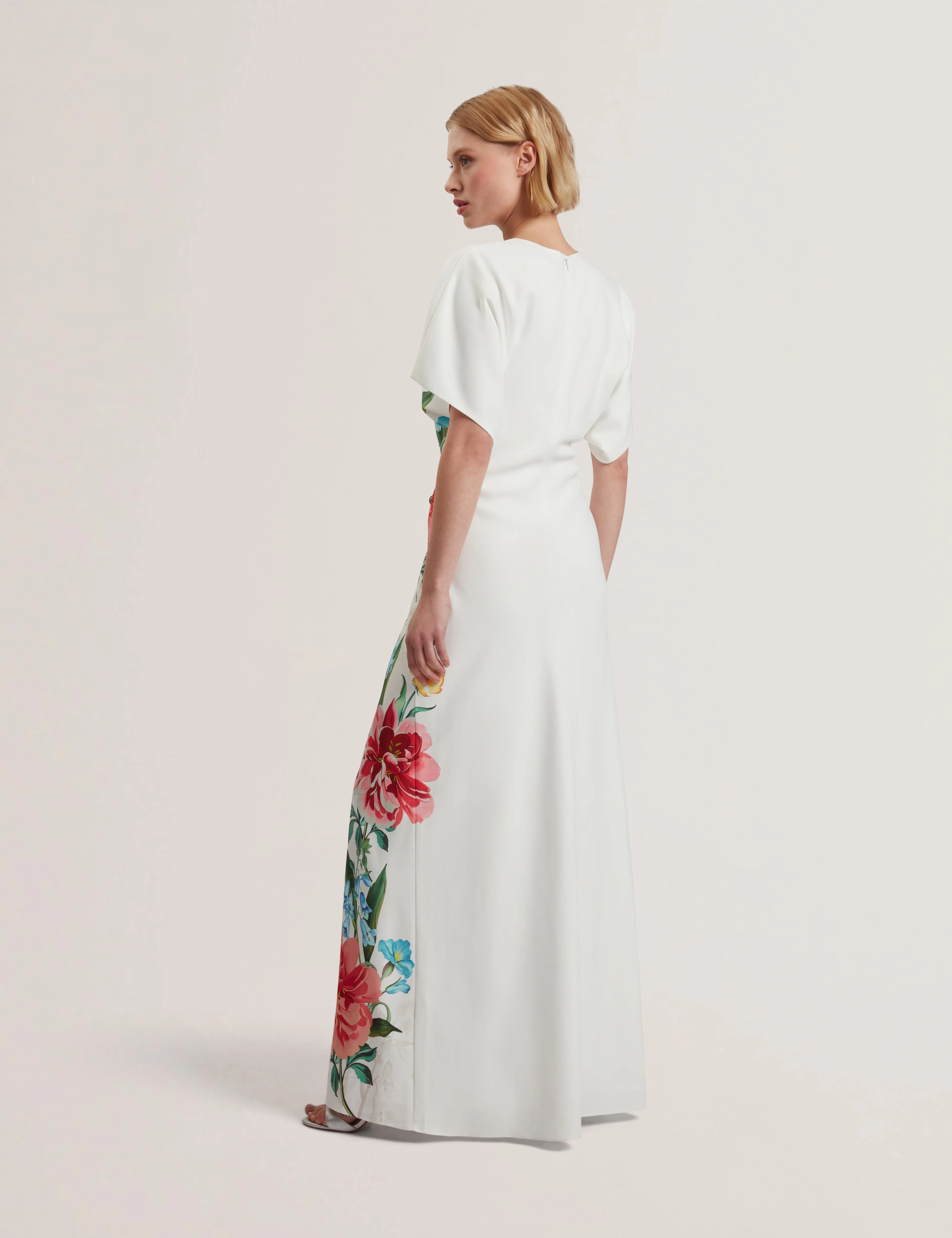 Dodia Column Maxi Dress White