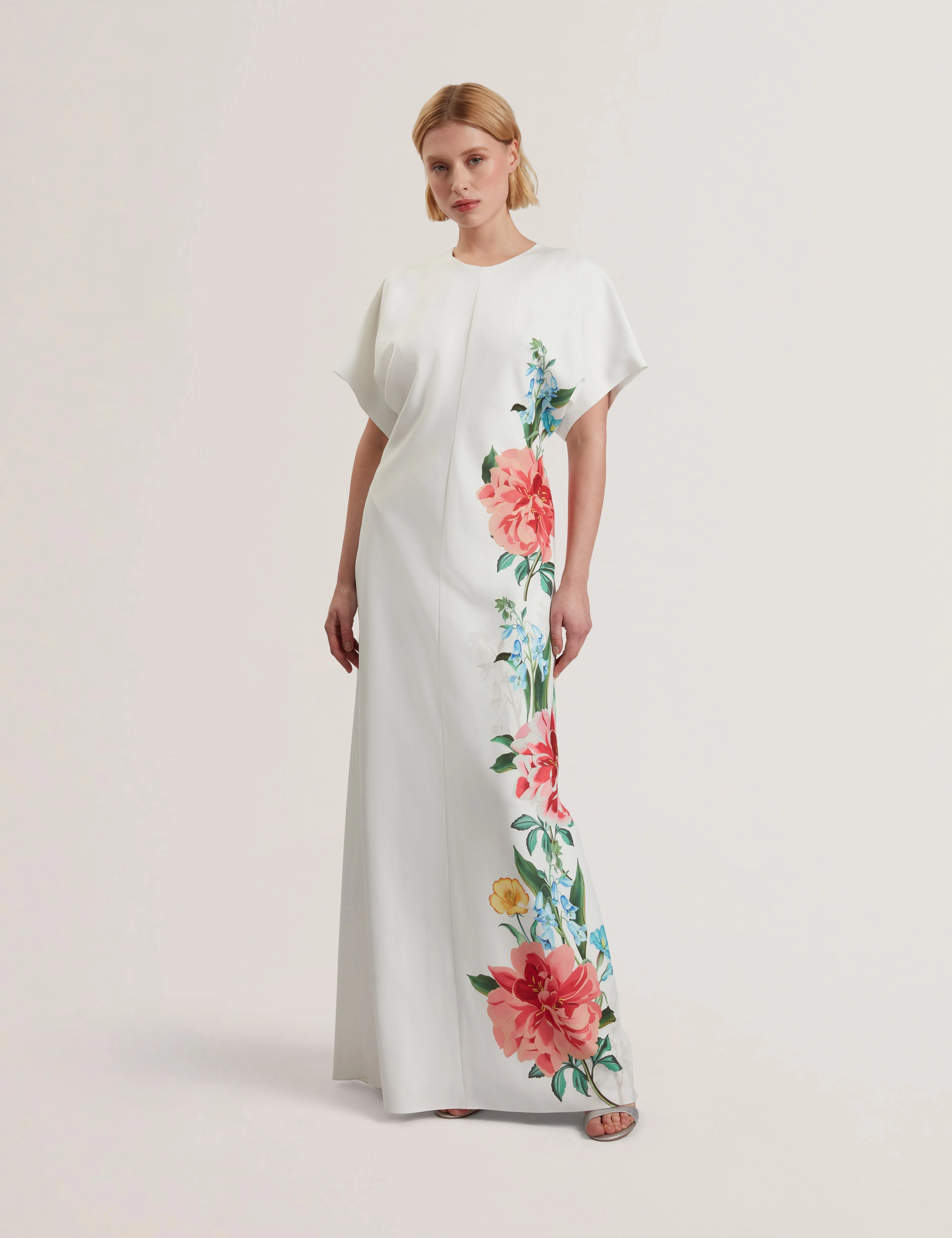 Dodia Column Maxi Dress White