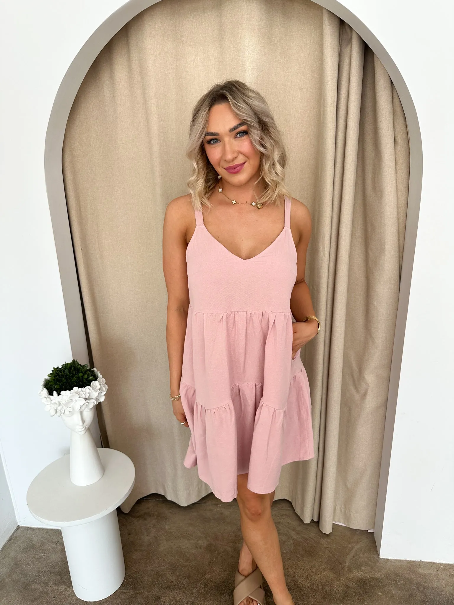 Dolly Dress- Pink