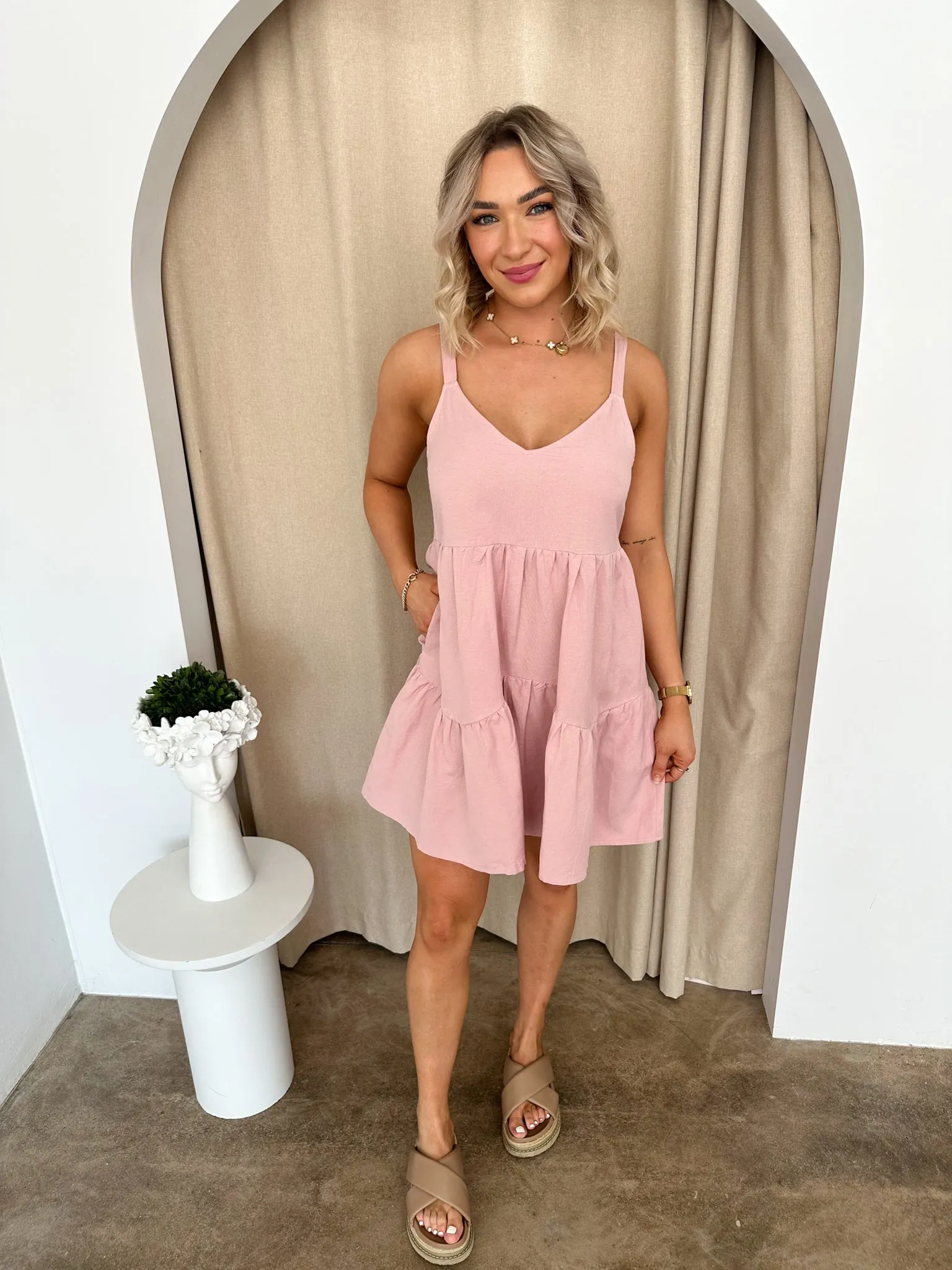 Dolly Dress- Pink