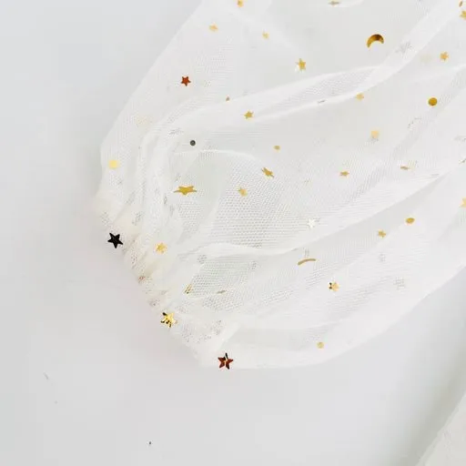DOLLY Stars & Moon Tulle Empress Dress White