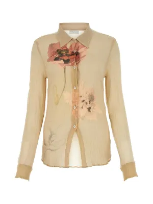Dries Van Noten Beige Shirts & Blouses