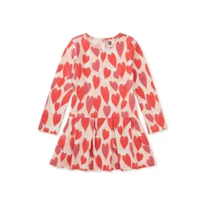 Drop Waist Skater Dress - Marbled Hearts