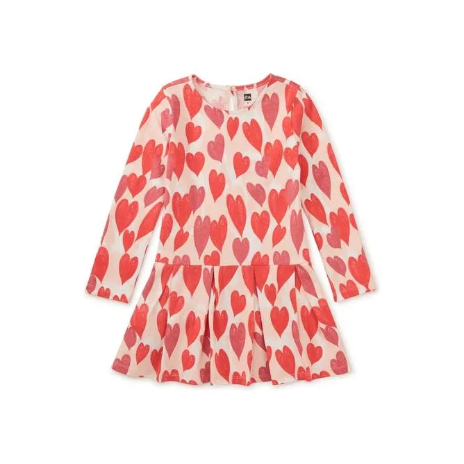 Drop Waist Skater Dress - Marbled Hearts