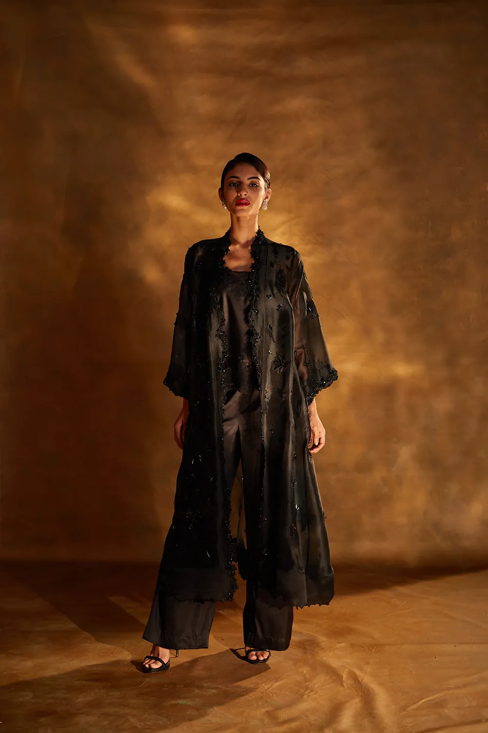 Embroidered Organza Jacket