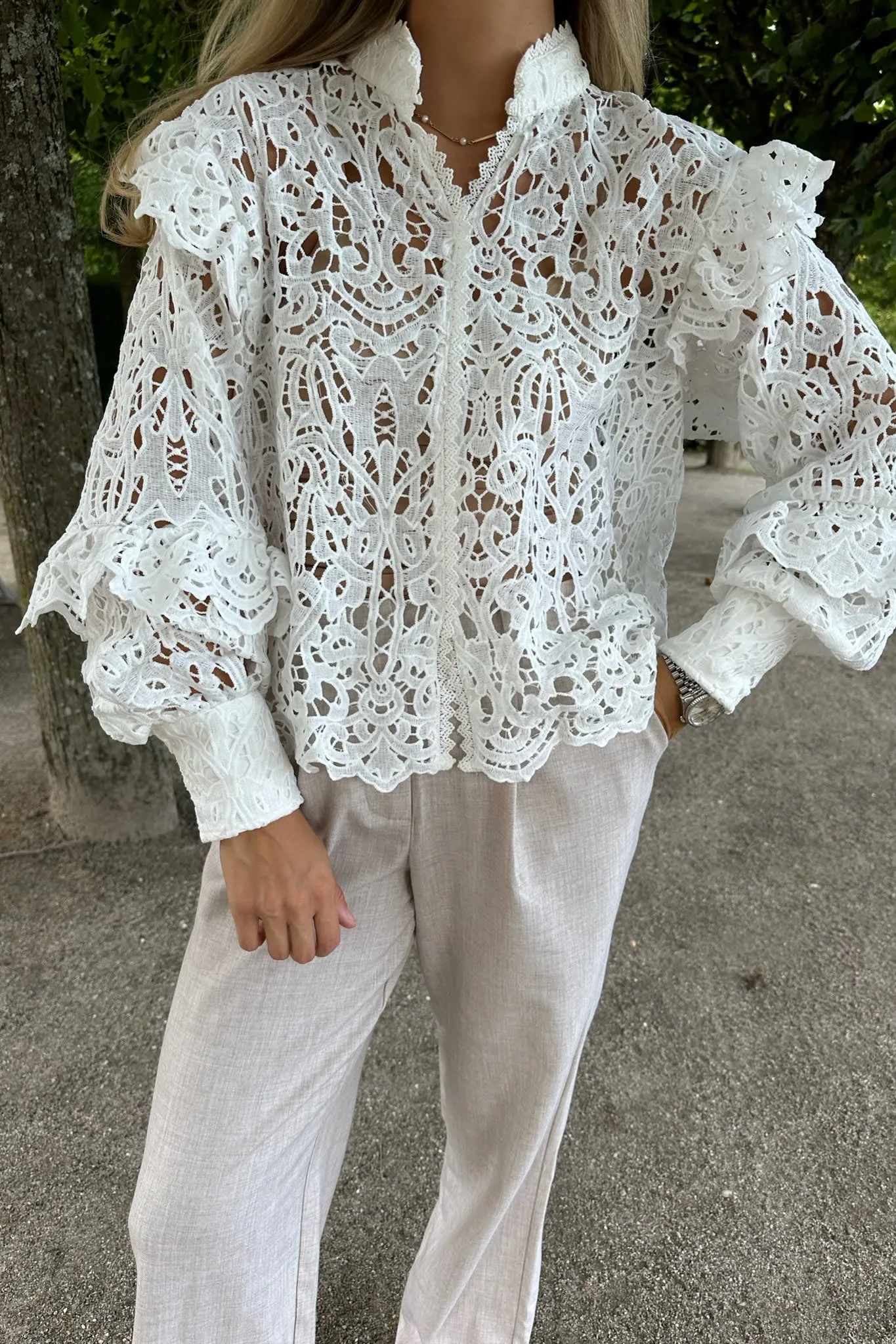 EmilieIC Bluse - Hvid