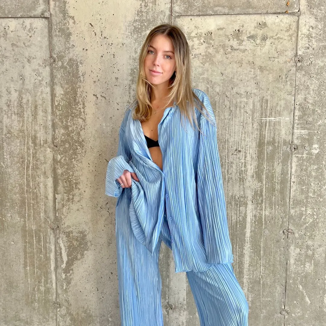 Emy Plisse Matching Set
