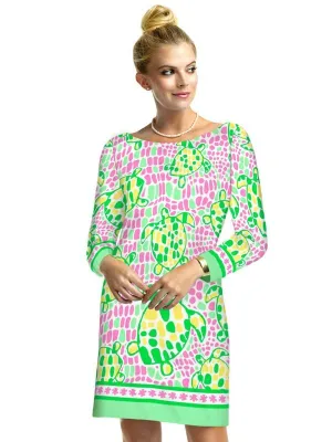 Engineered Knit Dress Boat Neck  Style 240C84 P