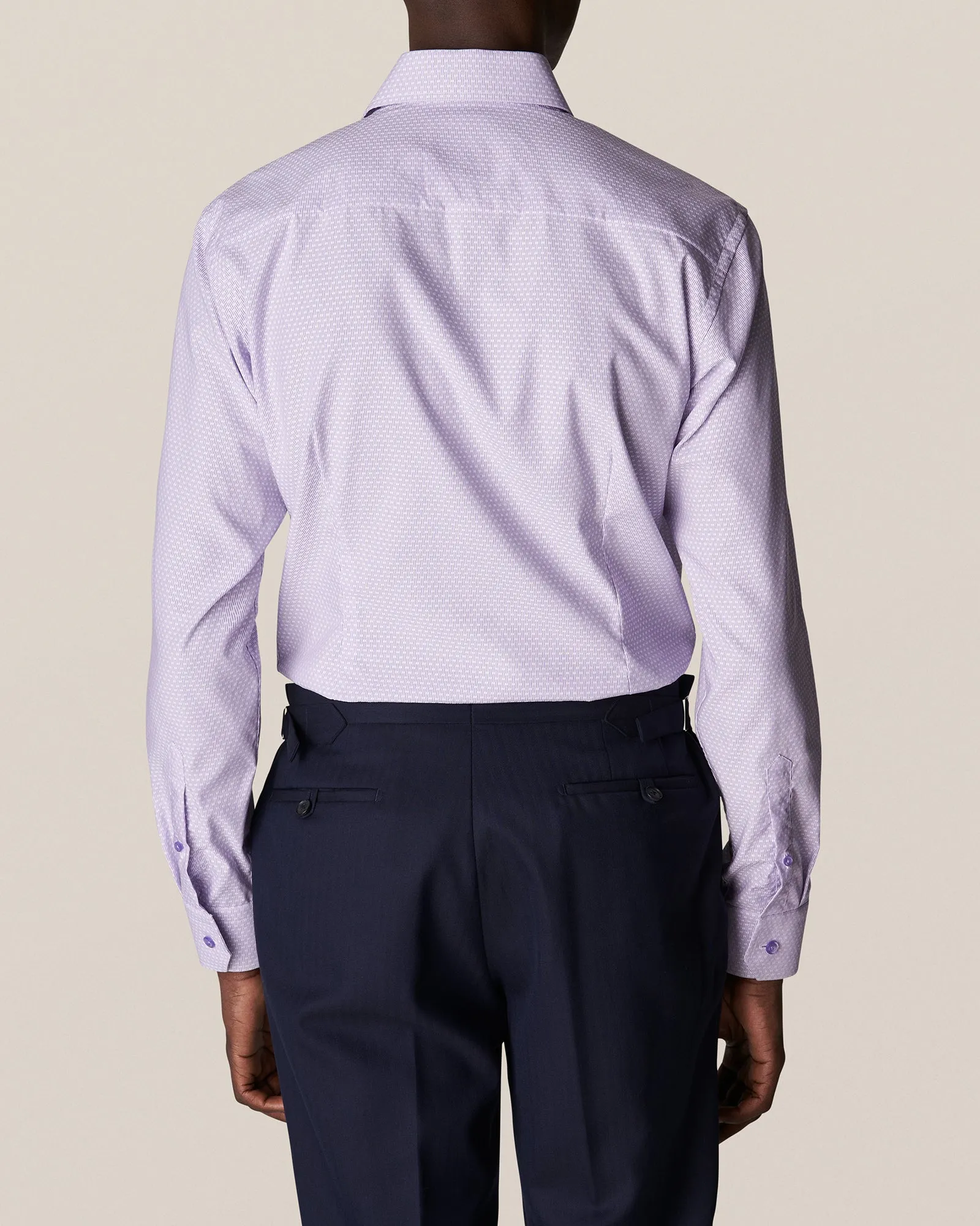 ETON 10000327073 PURPLE SLIM SC SHIRT