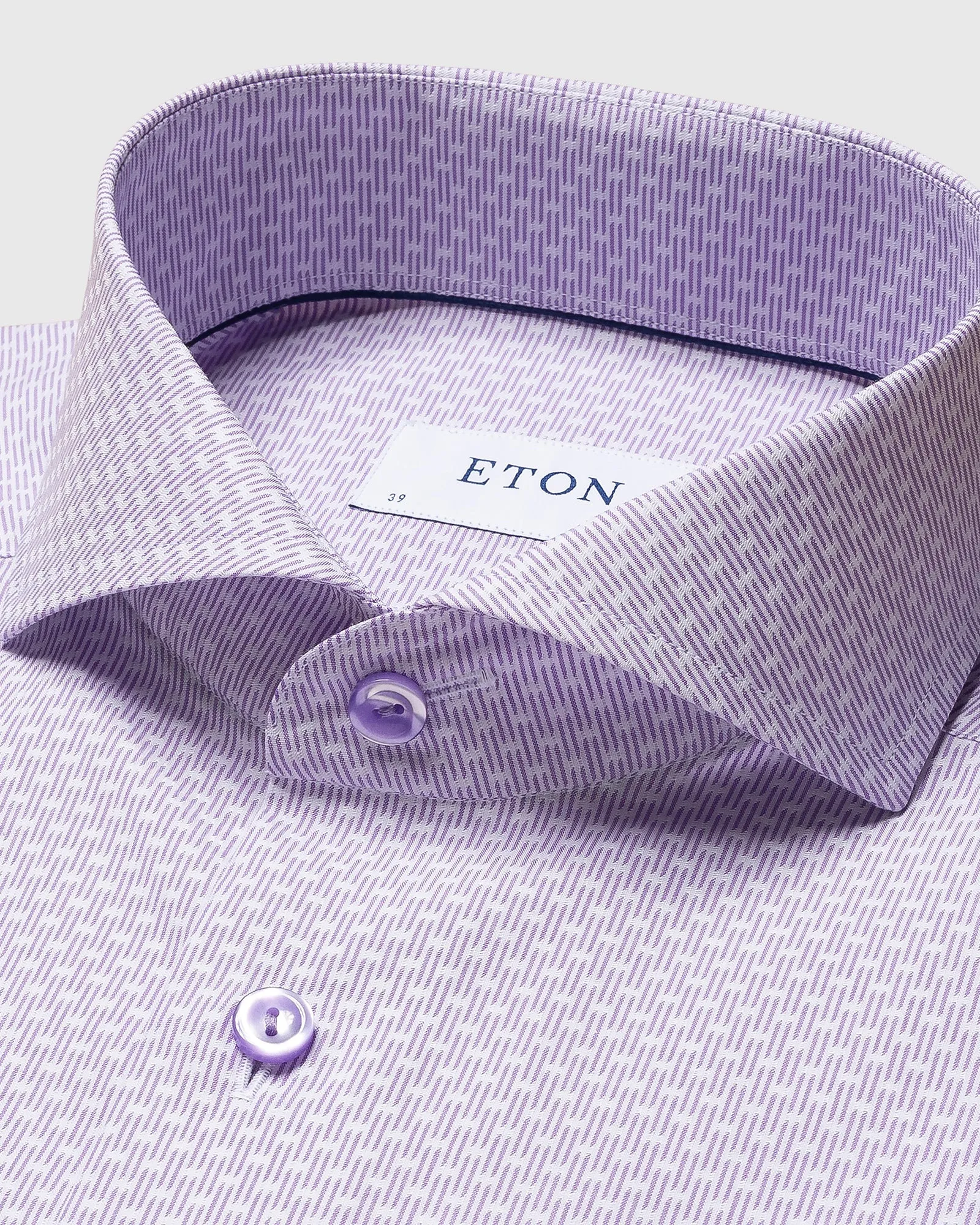 ETON 10000327073 PURPLE SLIM SC SHIRT