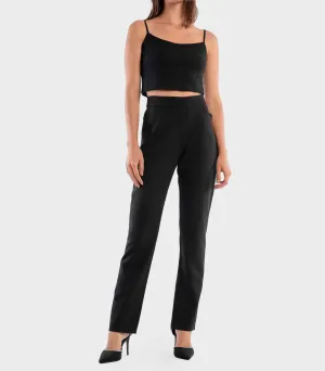 Fazzali - Slim Fit Pants With Pockets