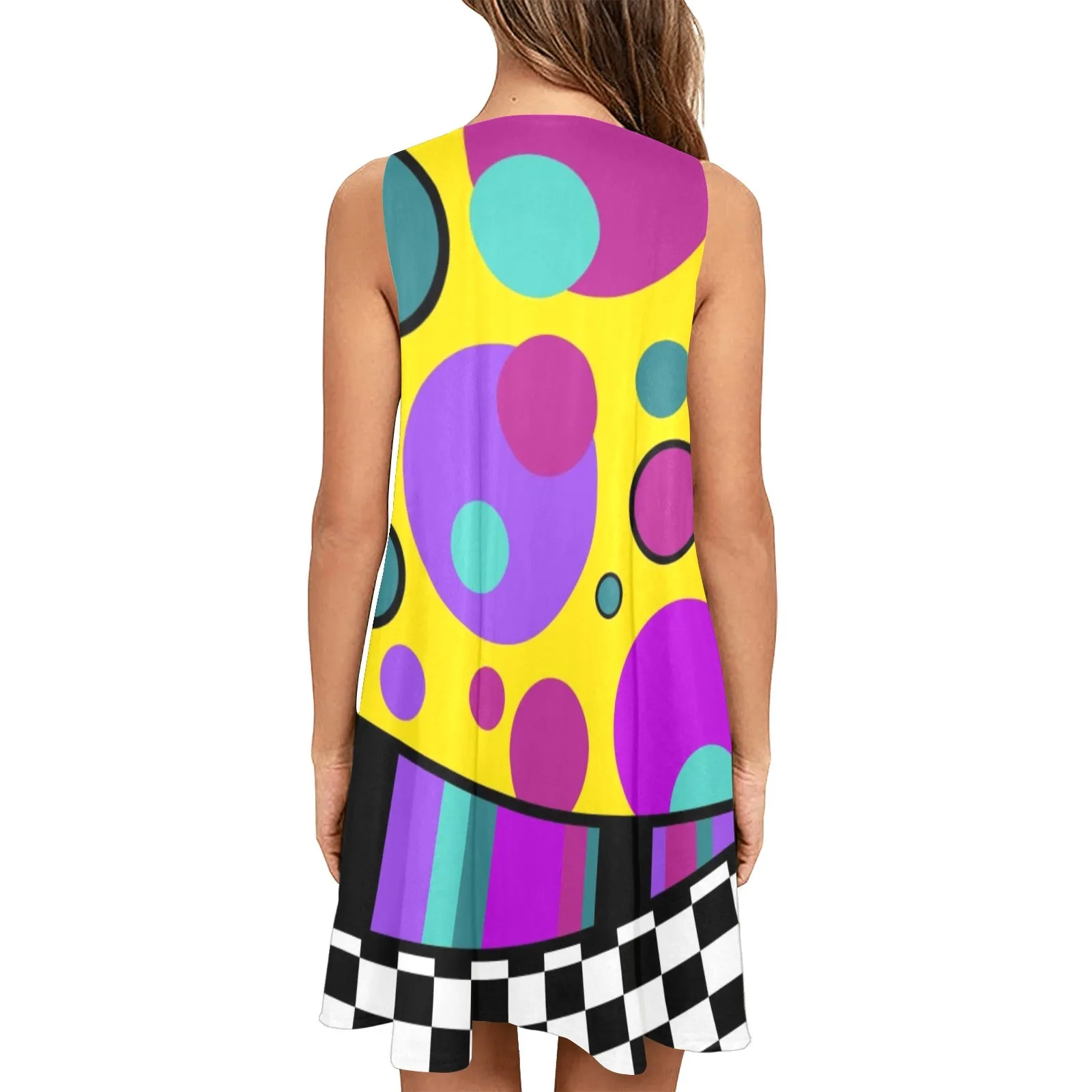 Fizzy Pop - Flared Shift Dress with Pockets (XS - 3XL)