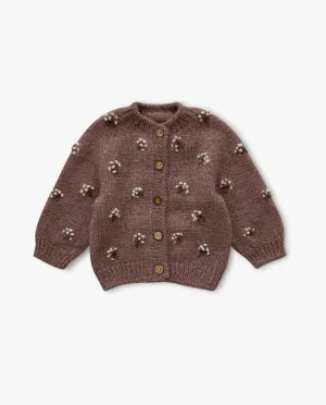 Flora cardigan | faded rose