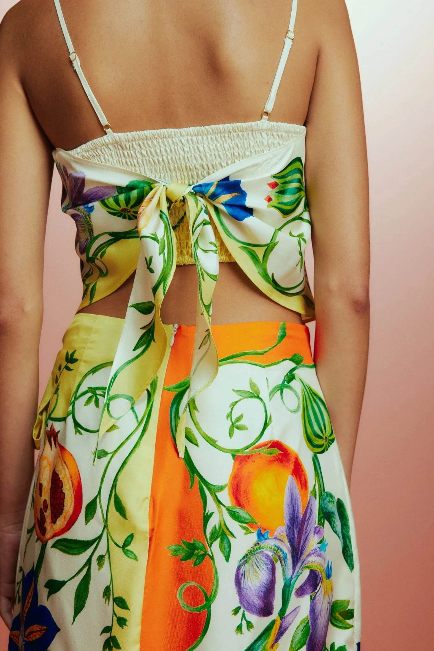 Flores Scarf Top - Print