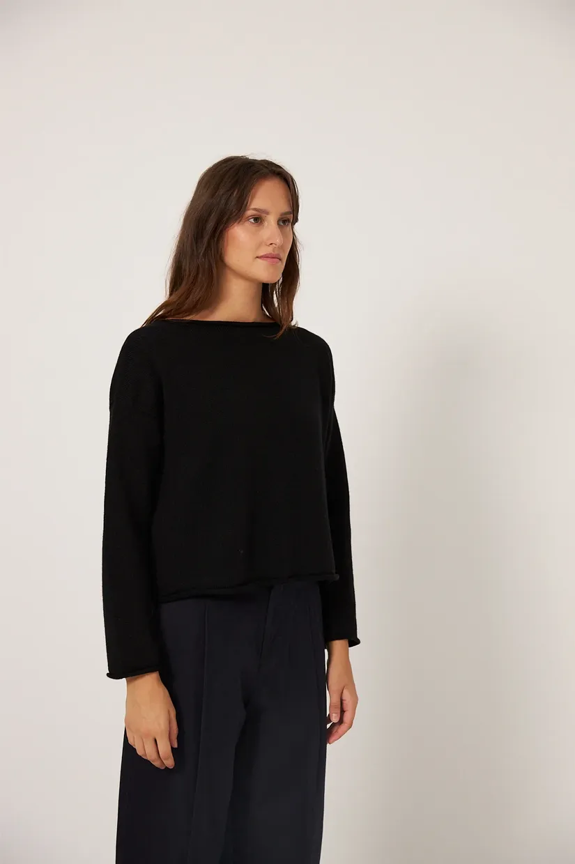 Francie The Doll's Reversible Cardigan - Black