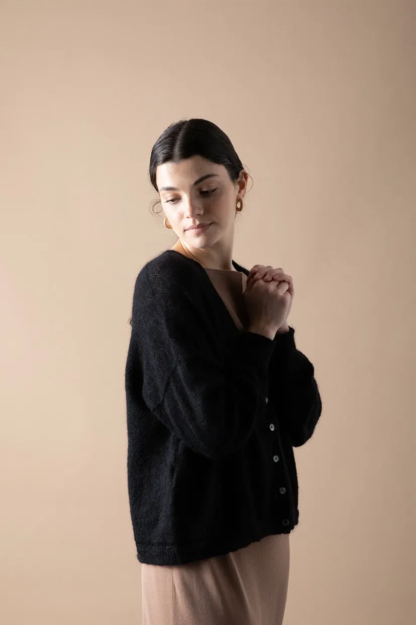 Francie The Mist Cardigan - Black