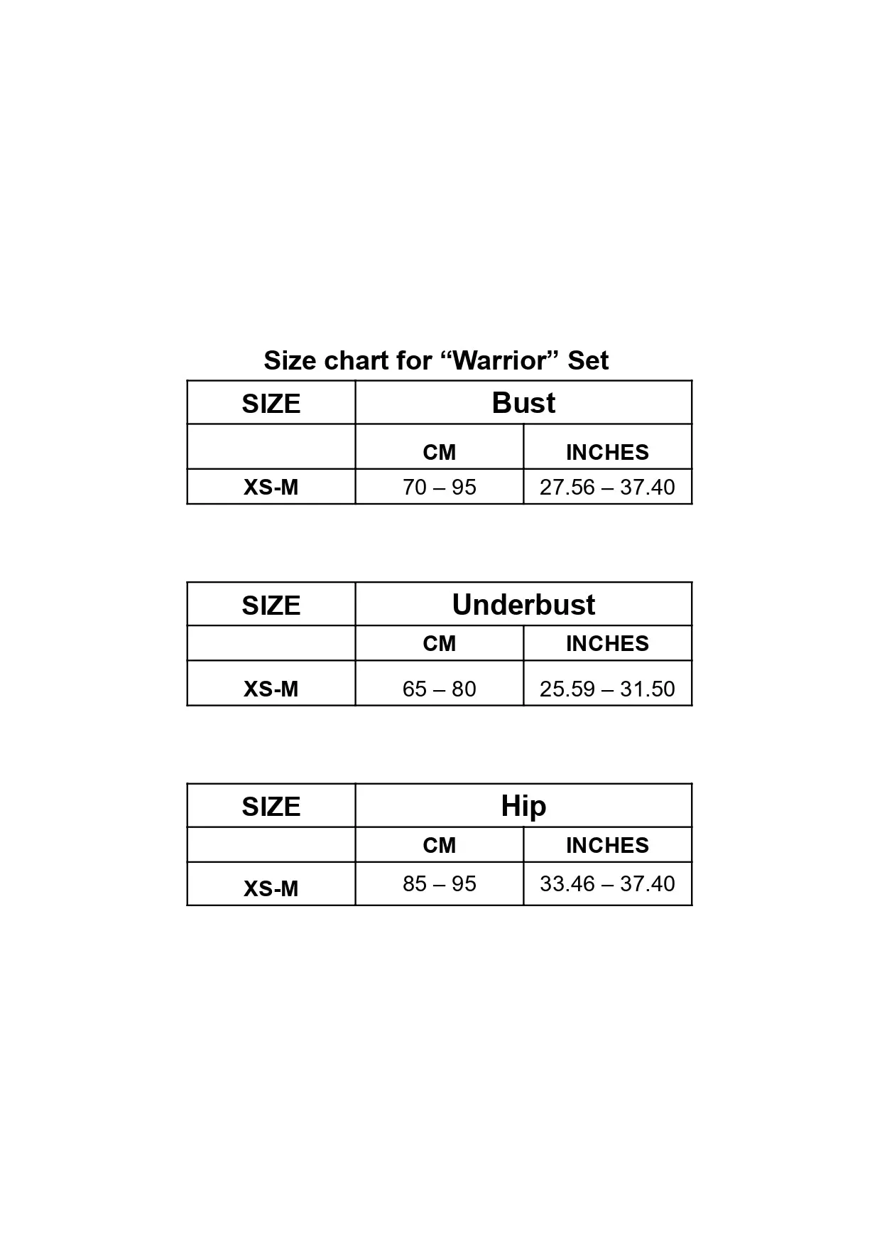 Full-Body "Warrior" Set with Lacing for Hands and Legs