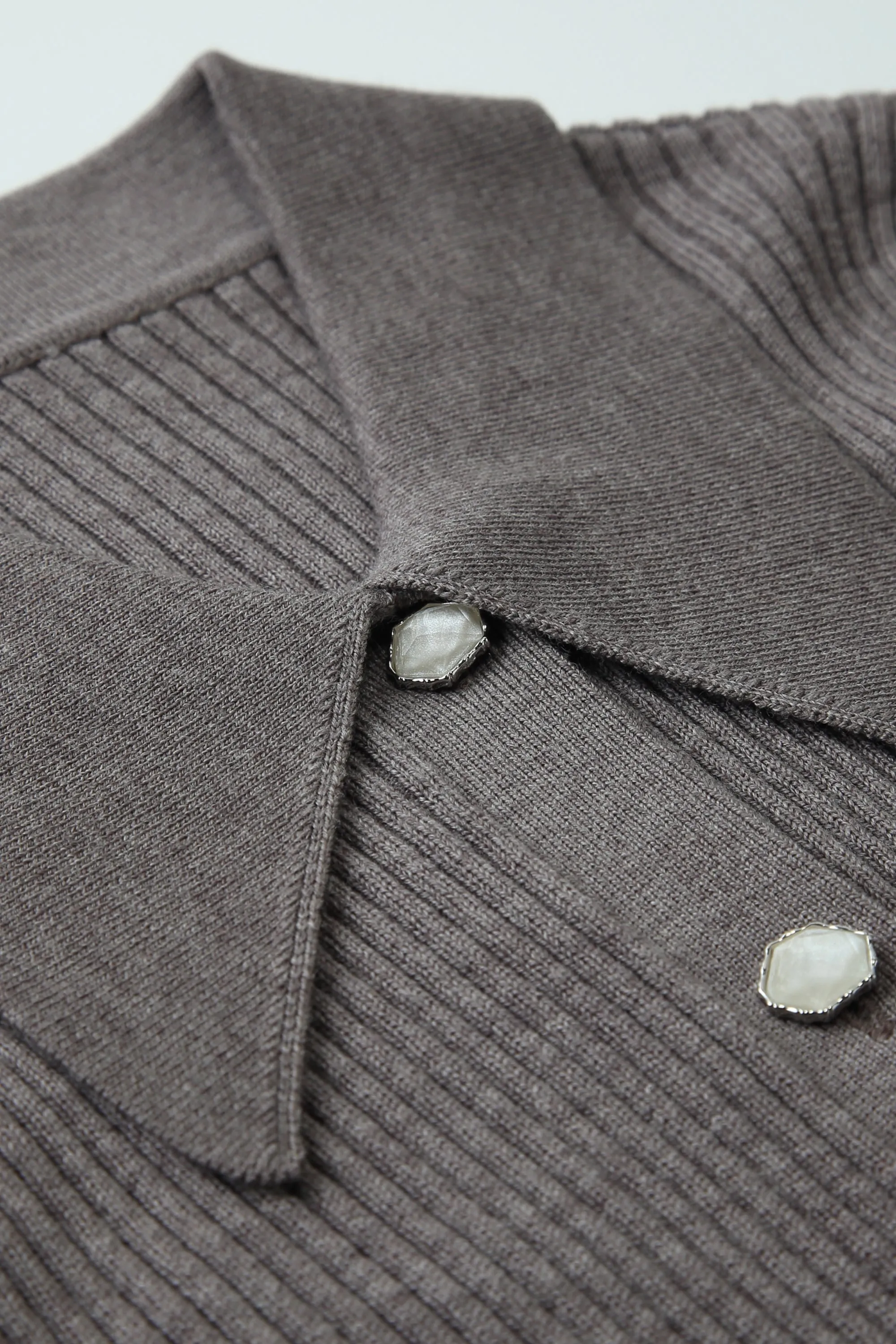 Future Nostalgia Wool Top - Grey