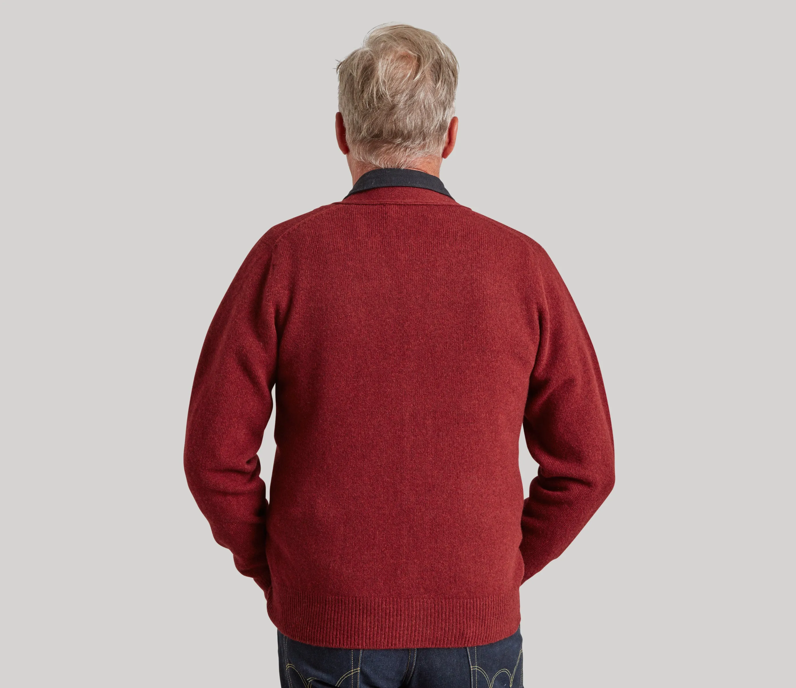 Geelong Cardigan in Russet
