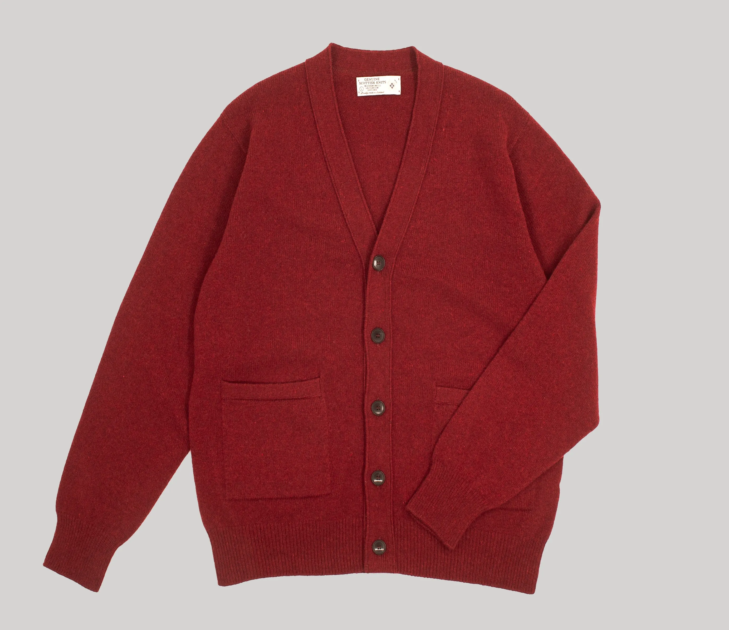 Geelong Cardigan in Russet
