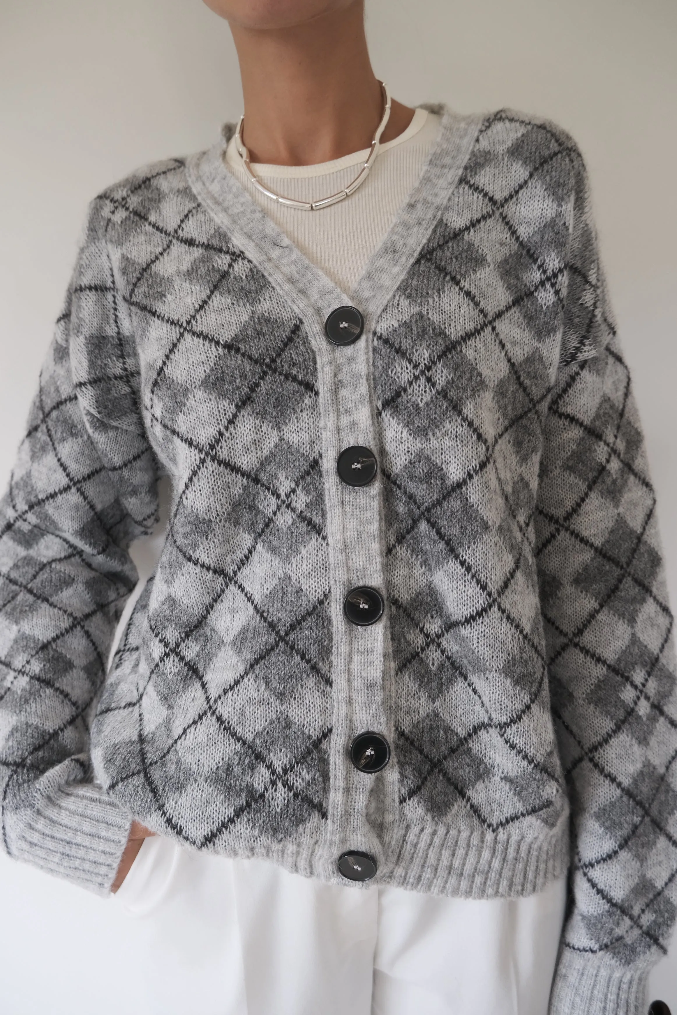 gilet losange diam