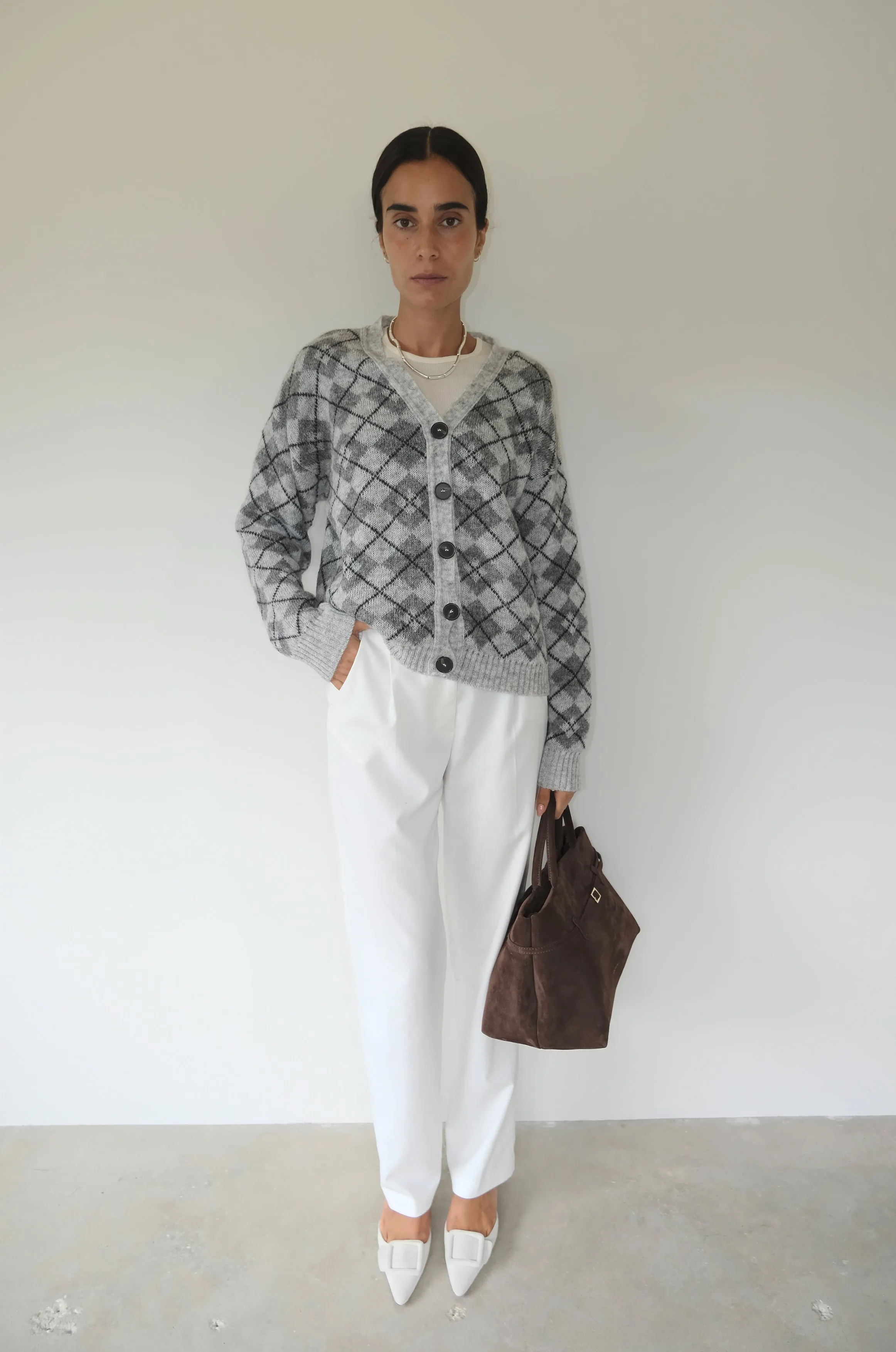 gilet losange diam