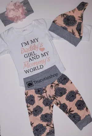Girls Floral Set