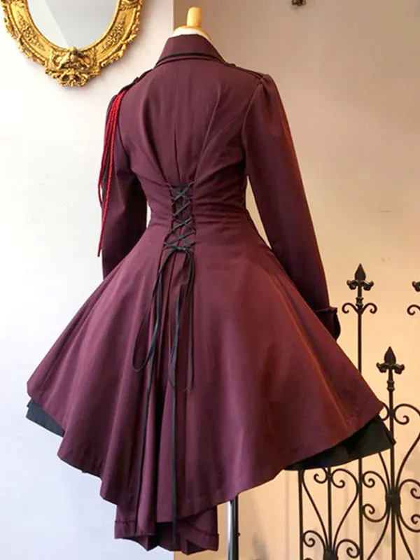 Gothic Lolita Tea Party Dress Long Sleeve Overcoat Lolita Dress