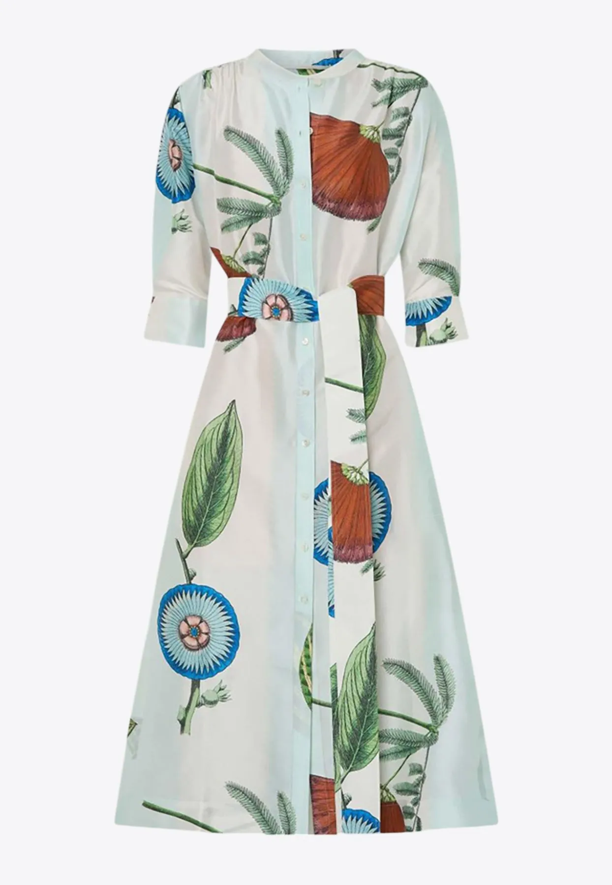 Grand Floral Column Dress