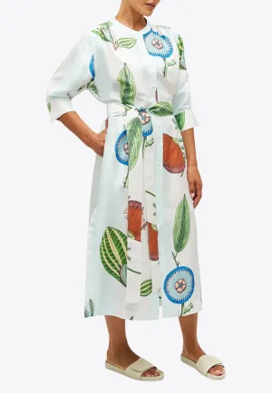 Grand Floral Column Dress