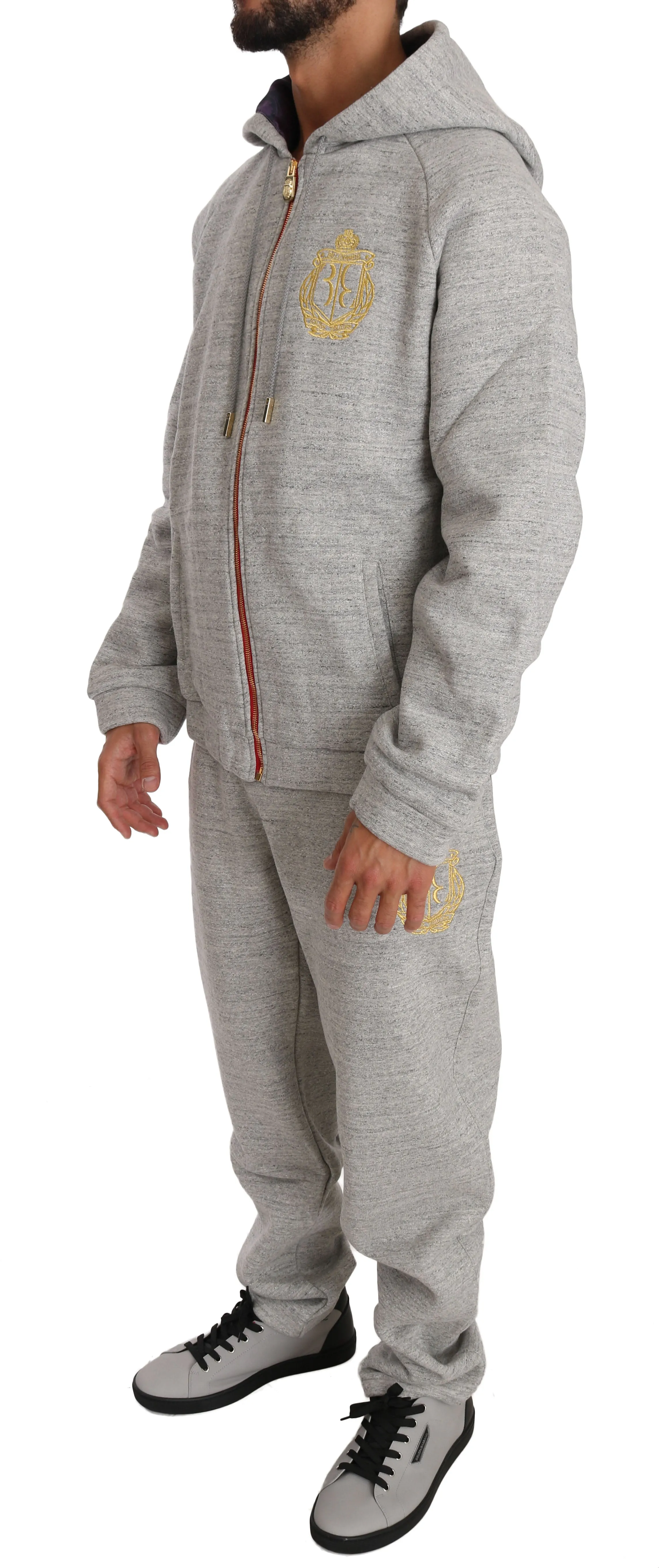 Gray Cotton Sweater Pants  Tracksuit