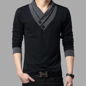 Henry - Patchwork V Neck Top