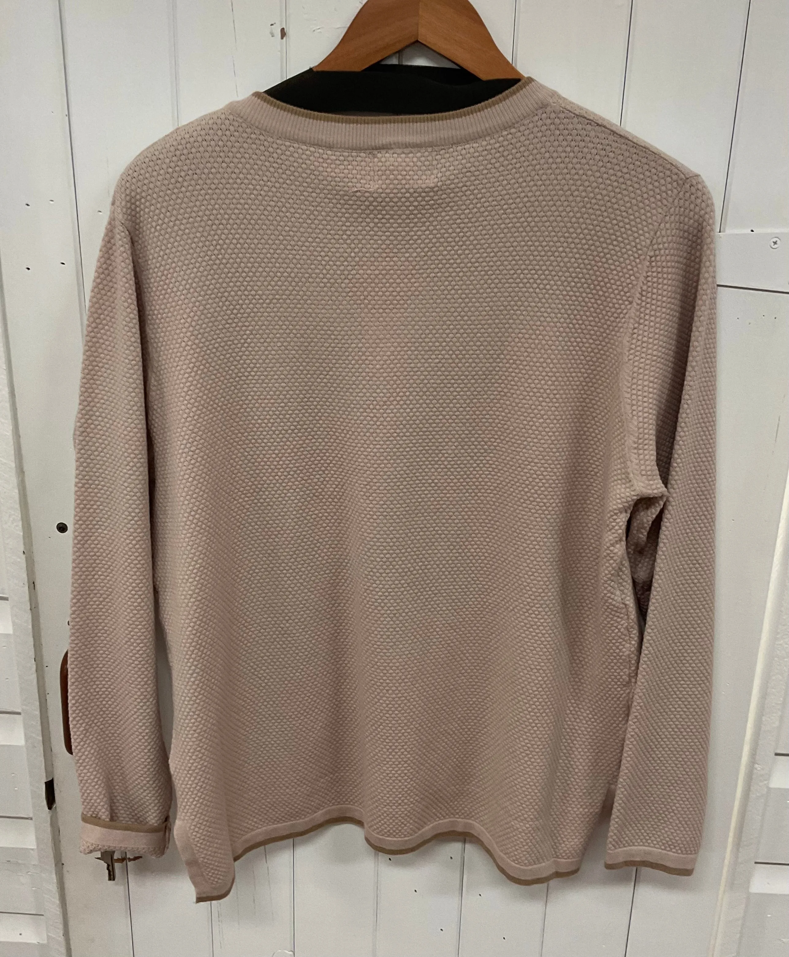 Holly V Neck Jumper In Beige
