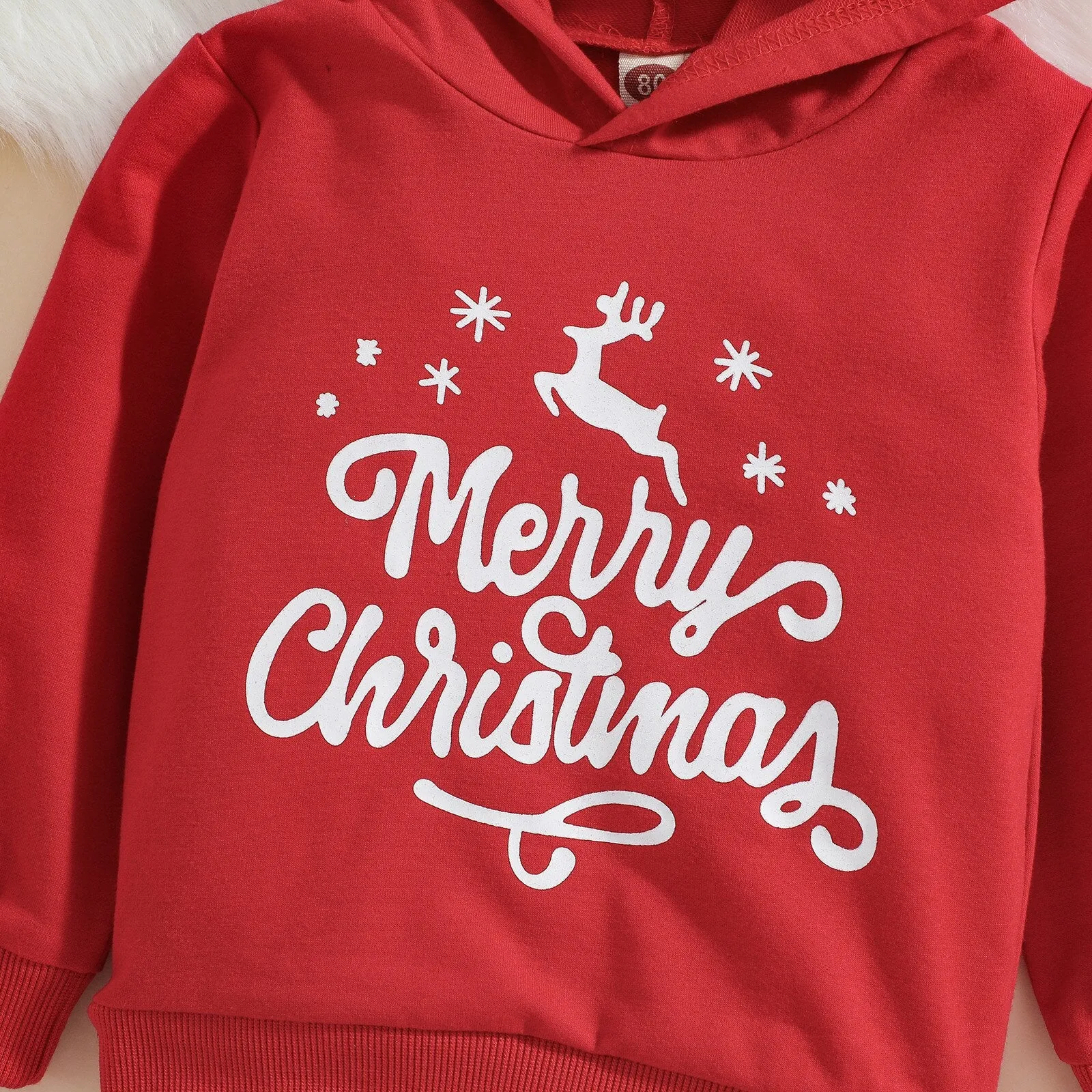 Hooded Christmas Sweater Set