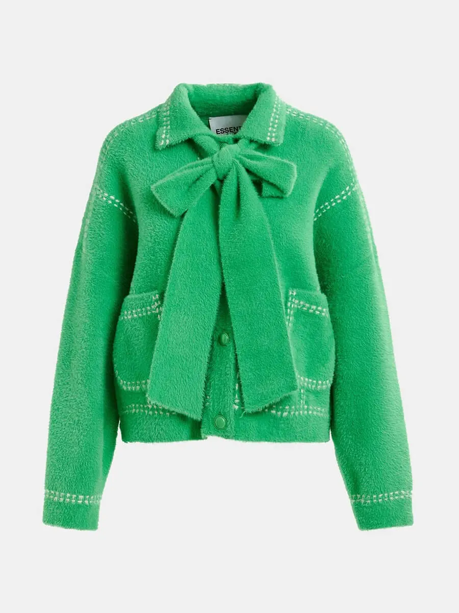Hoops Cardigan - Green