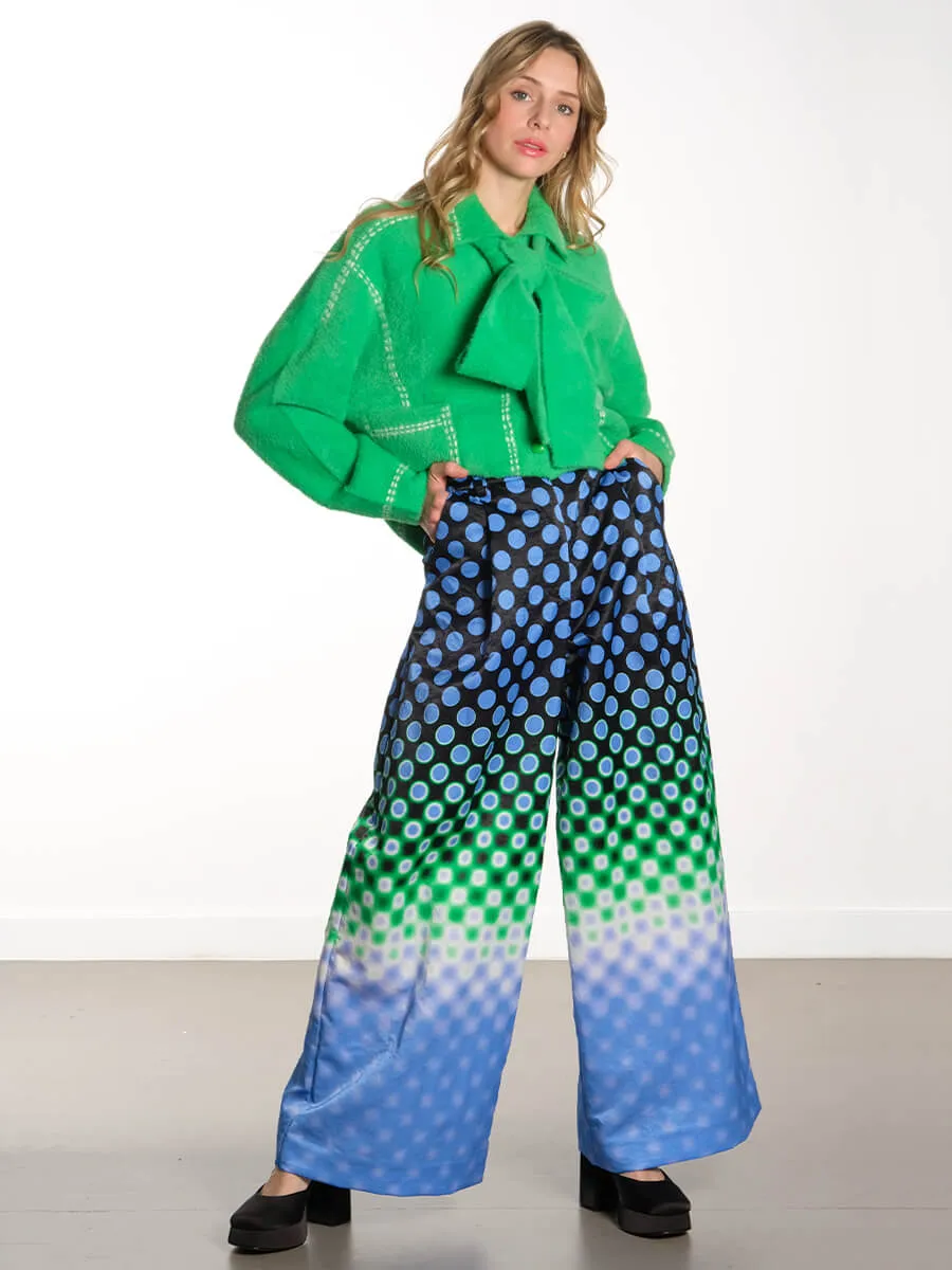 Hoops Cardigan - Green