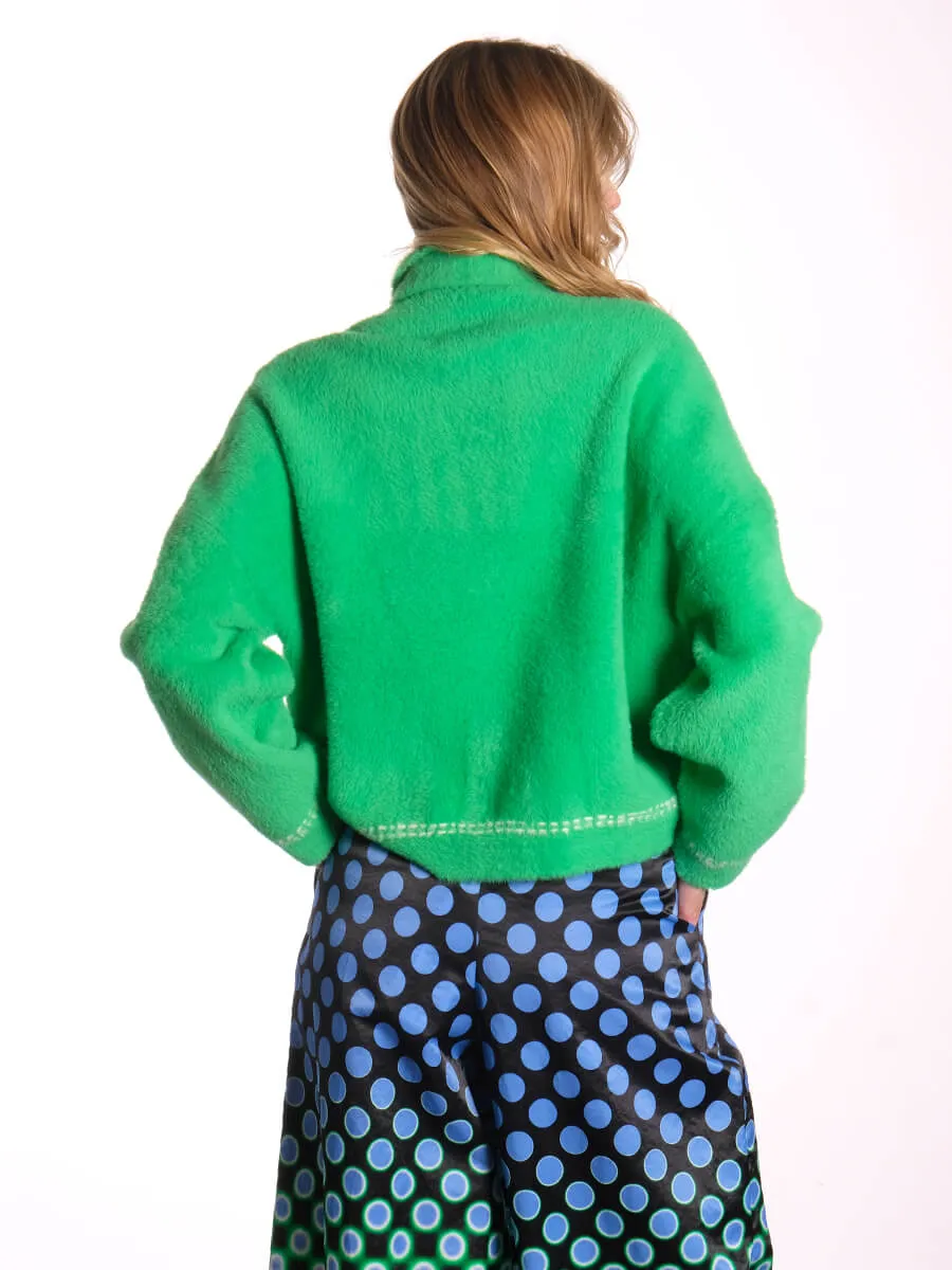 Hoops Cardigan - Green