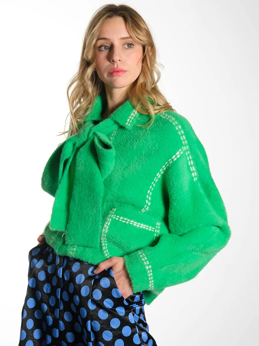 Hoops Cardigan - Green