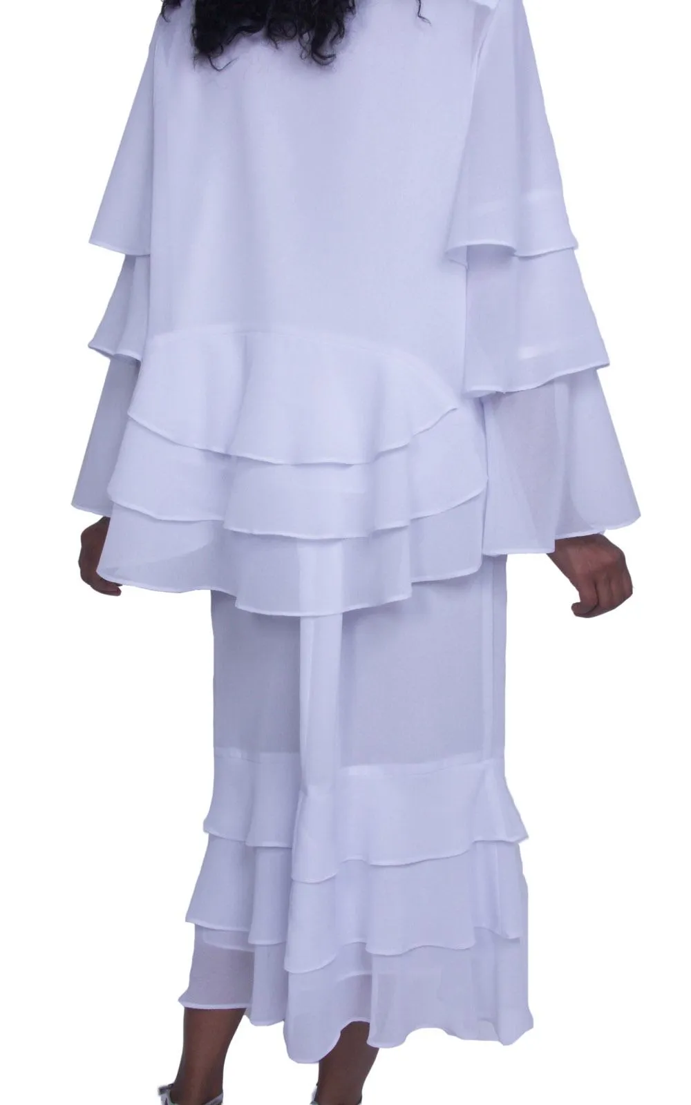 Hosanna 5541 Modest Tea Length 3-Piece Dress Set