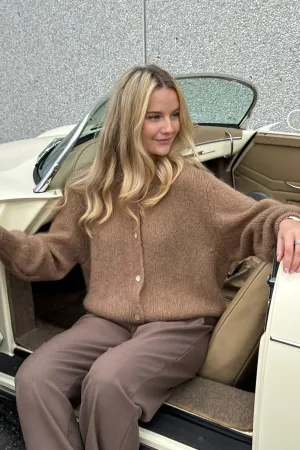 IdaIC Cardigan - Brun