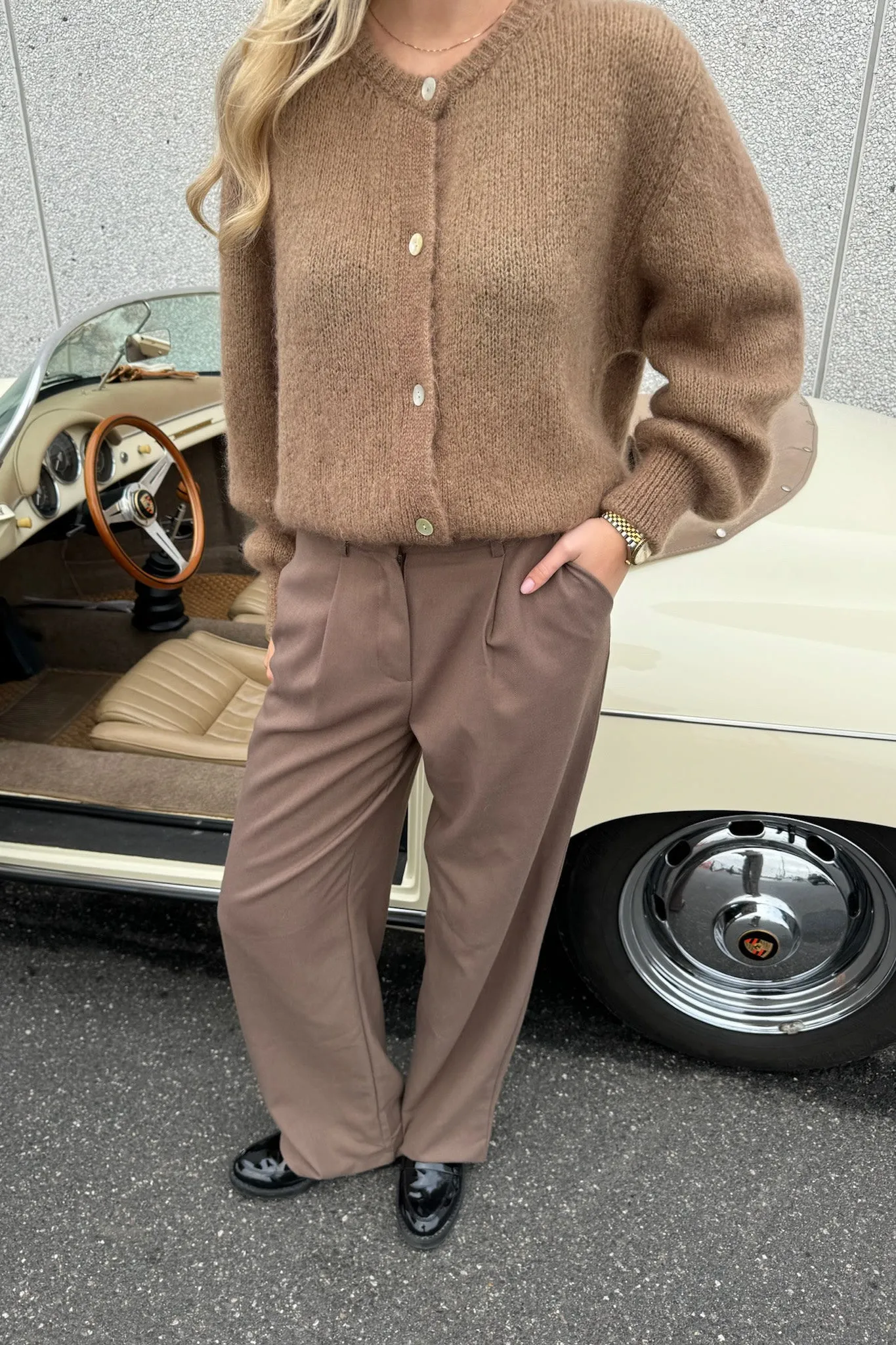 IdaIC Cardigan - Brun