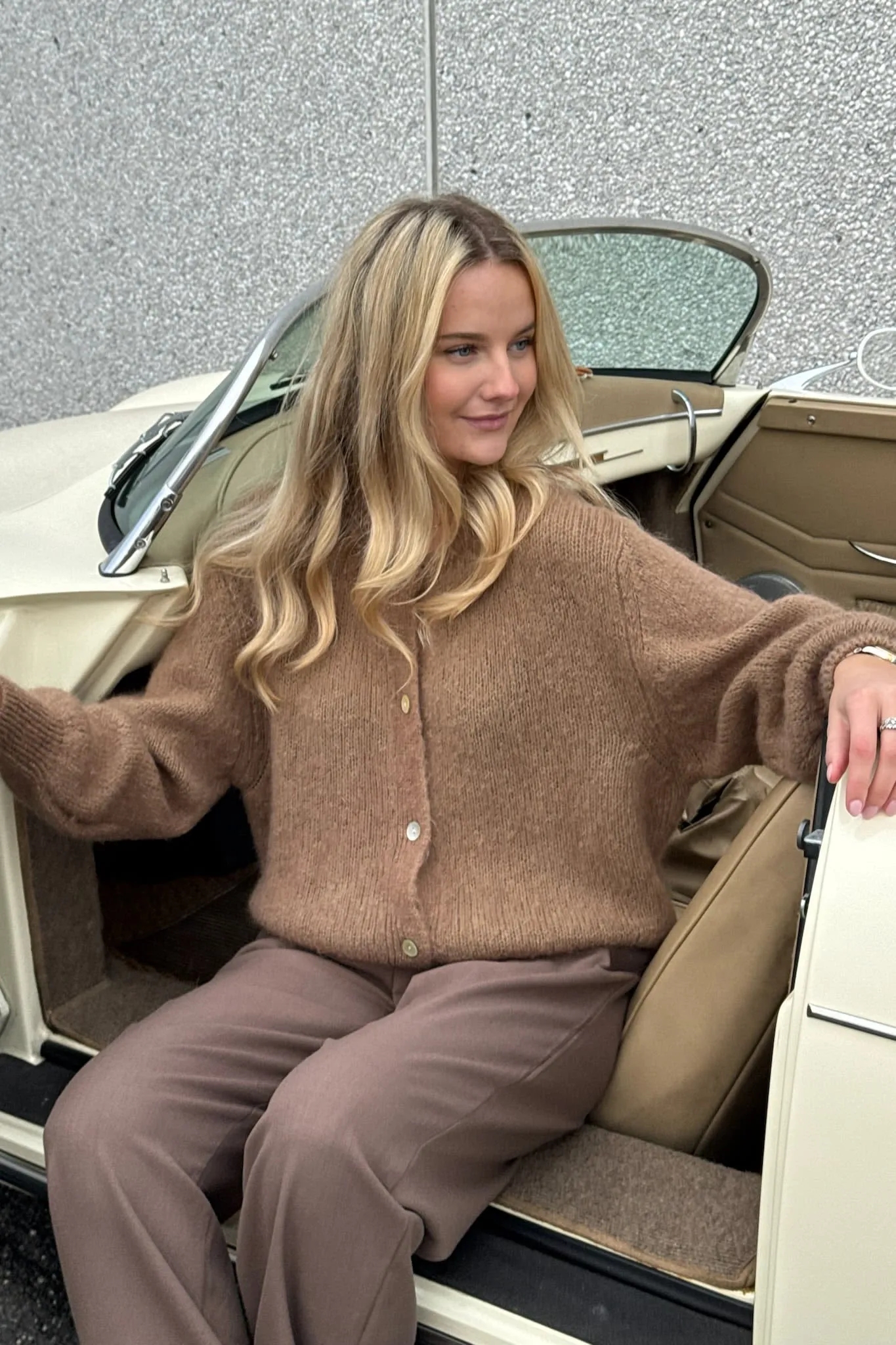 IdaIC Cardigan - Brun