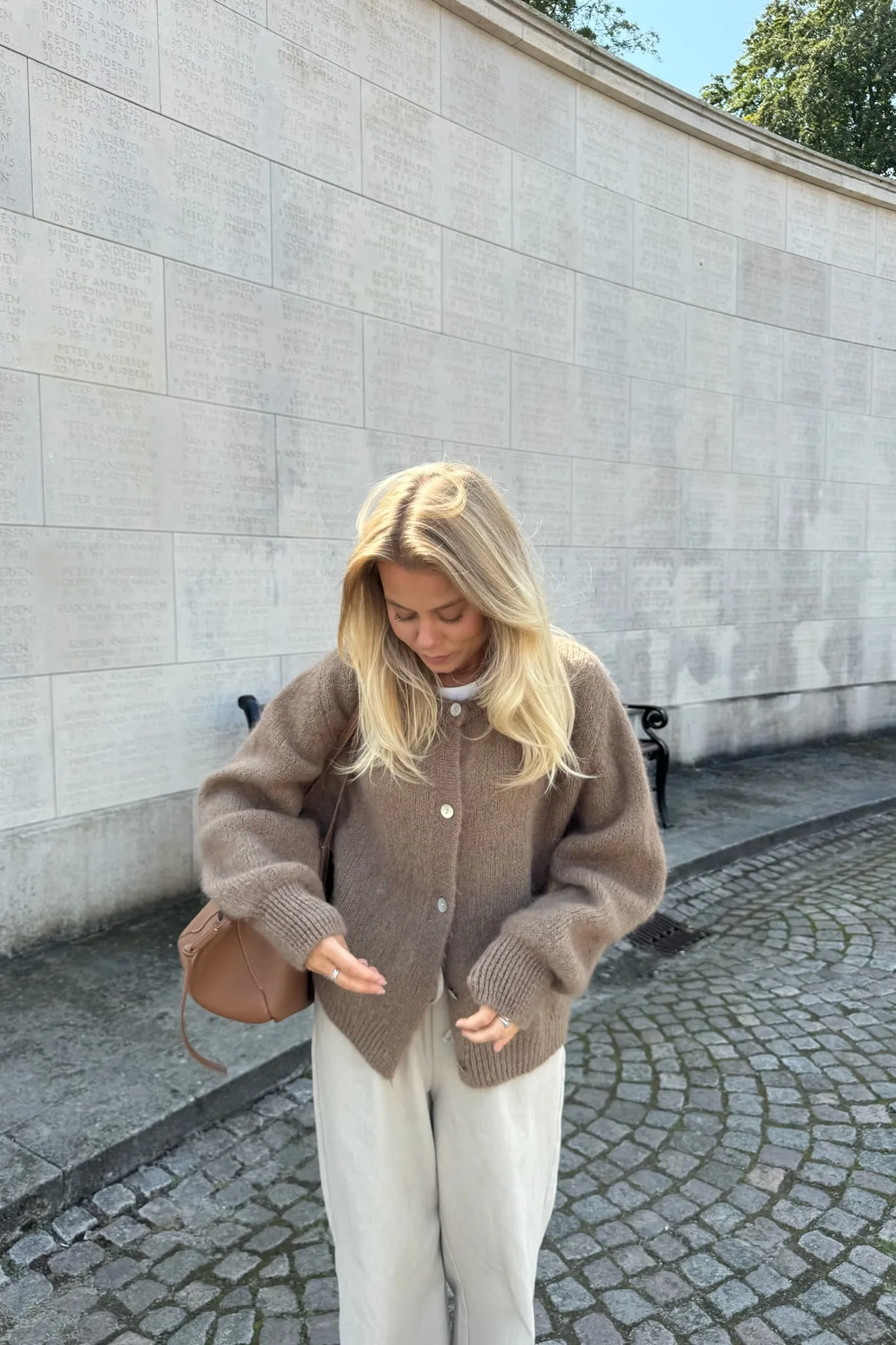 IdaIC Cardigan - Brun