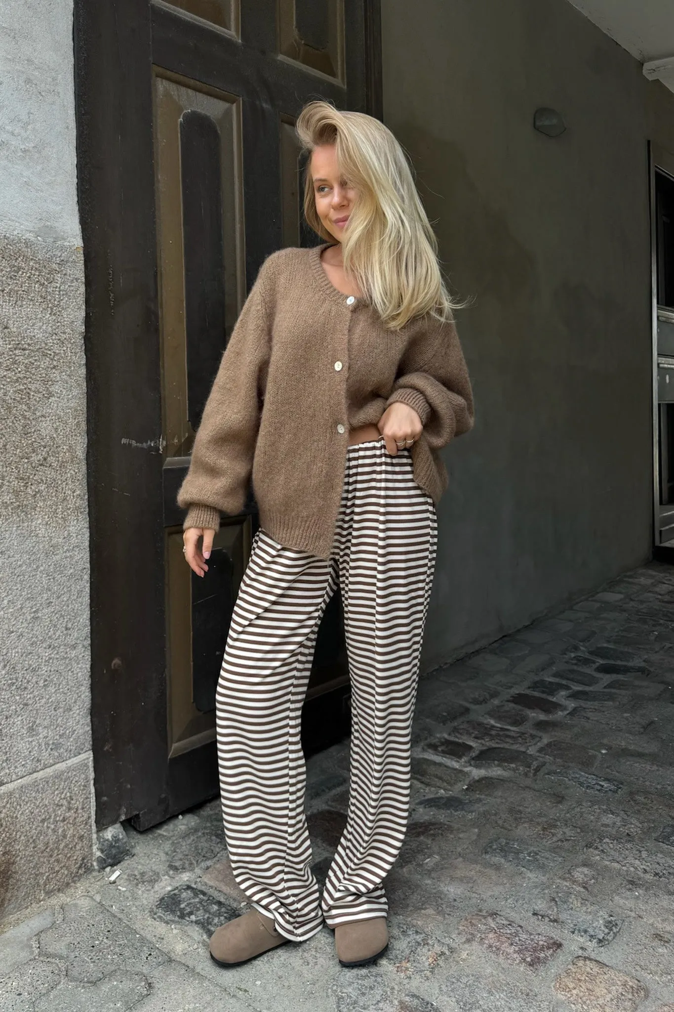 IdaIC Cardigan - Brun