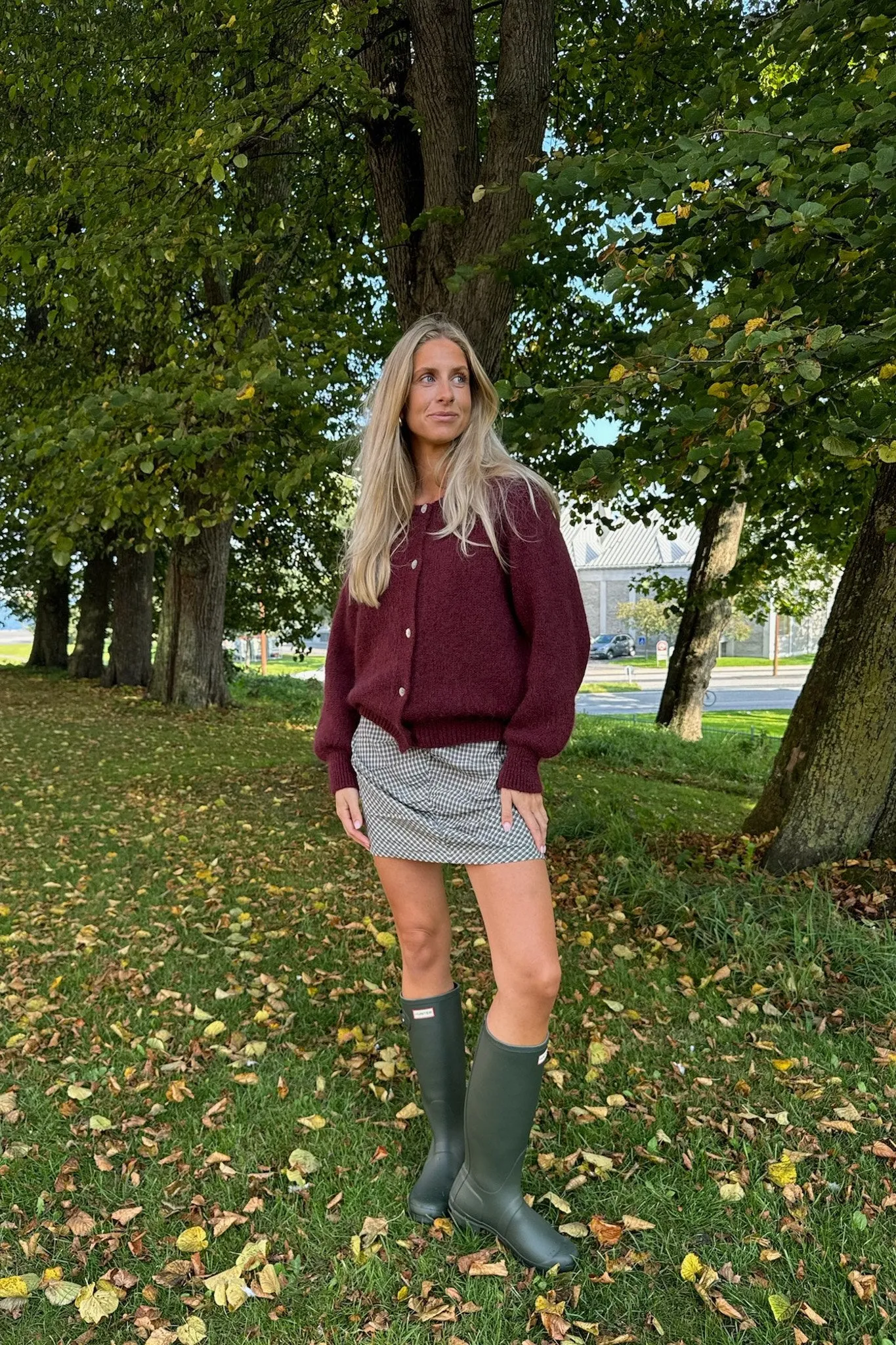 IdaIC Cardigan (Forudbestilling lev. uge 10) - Bordeaux
