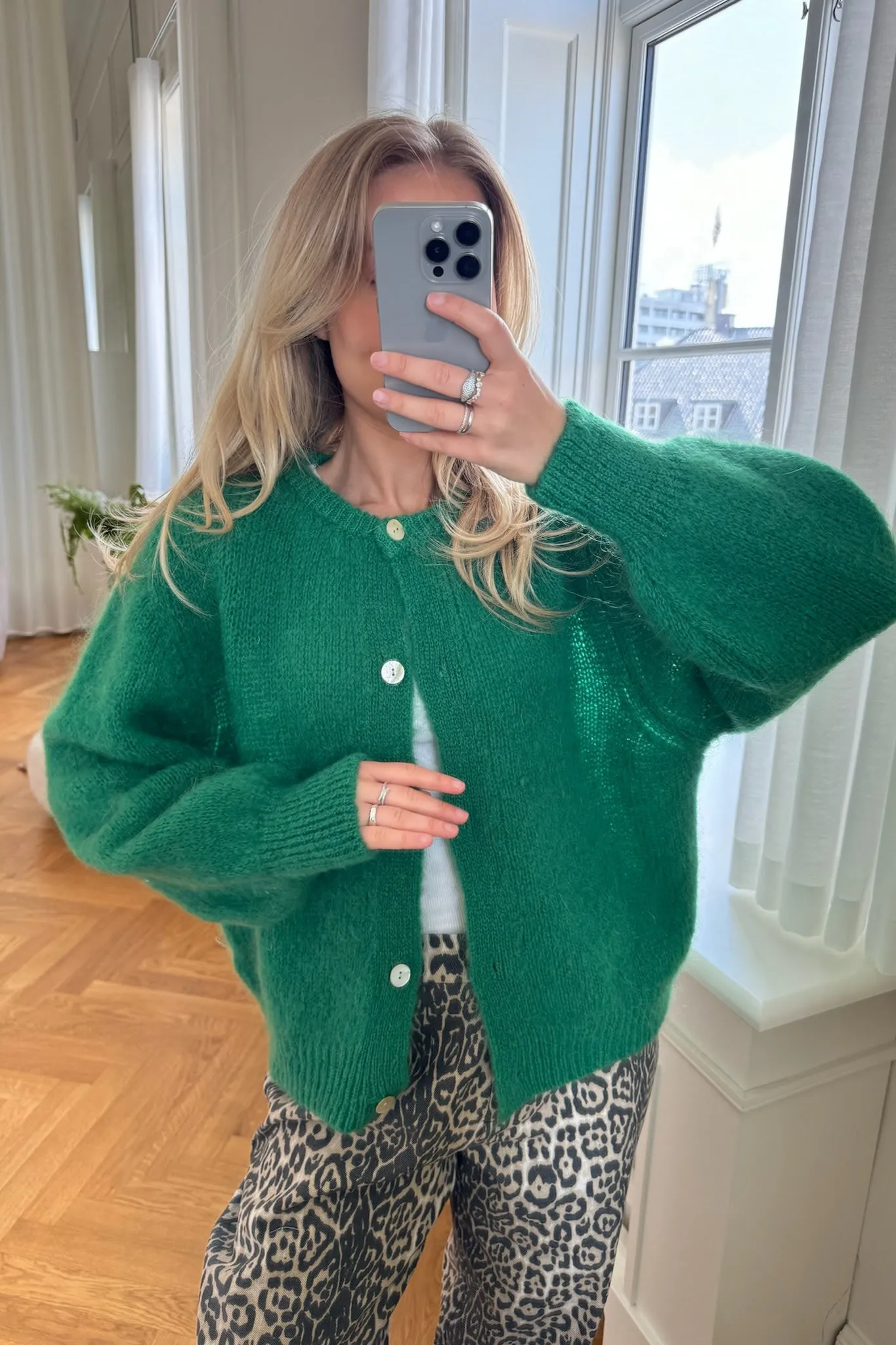 IdaIC Cardigan (Forudbestilling lev. uge 10) - Grøn