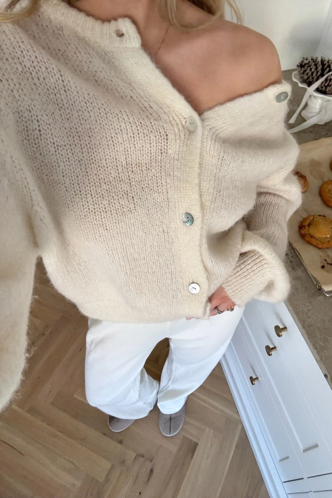 IdaIC Cardigan (Forudbestilling lev. uge 10) - Hvid