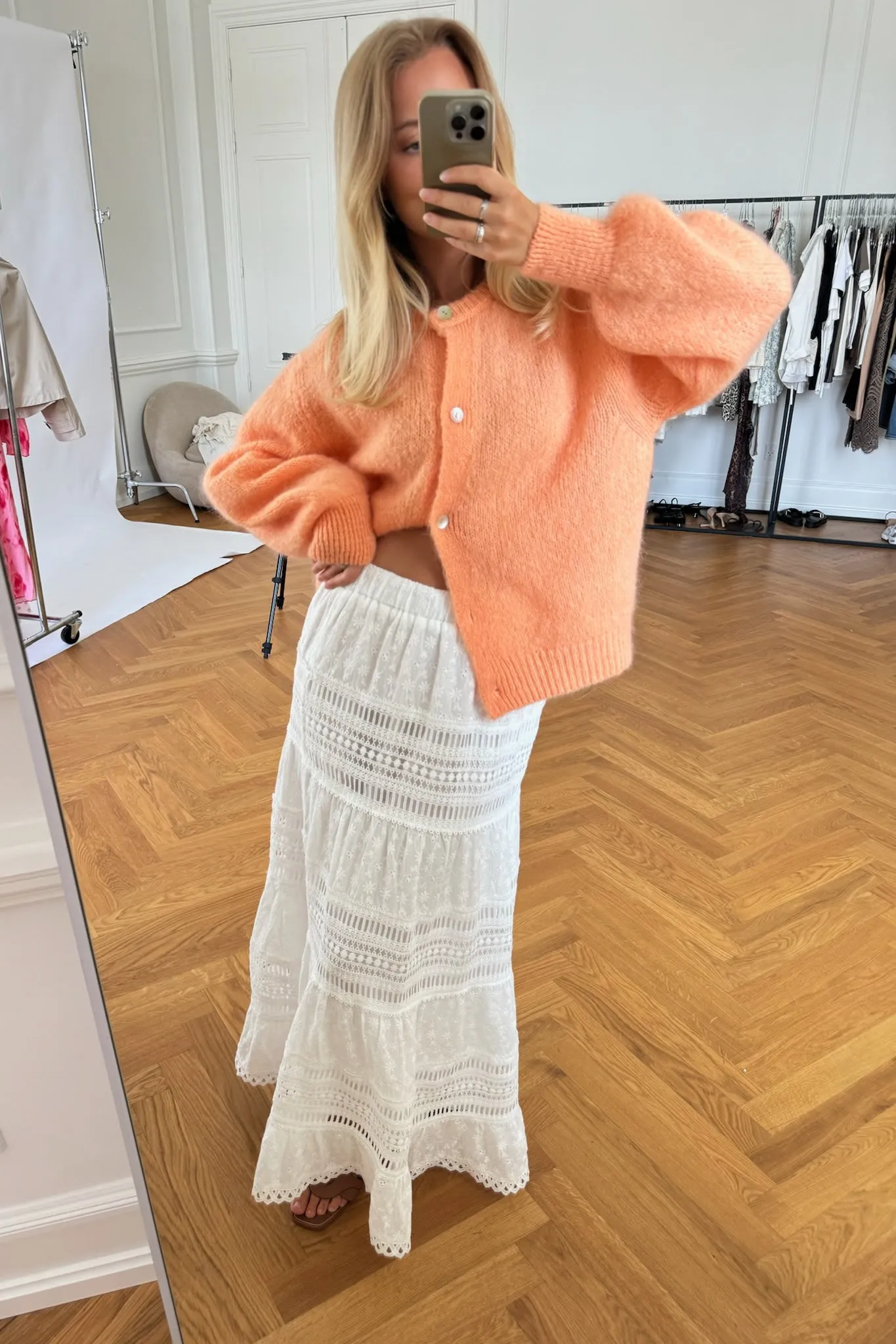 IdaIC Cardigan (Forudbestilling lev. uge 10) - Orange