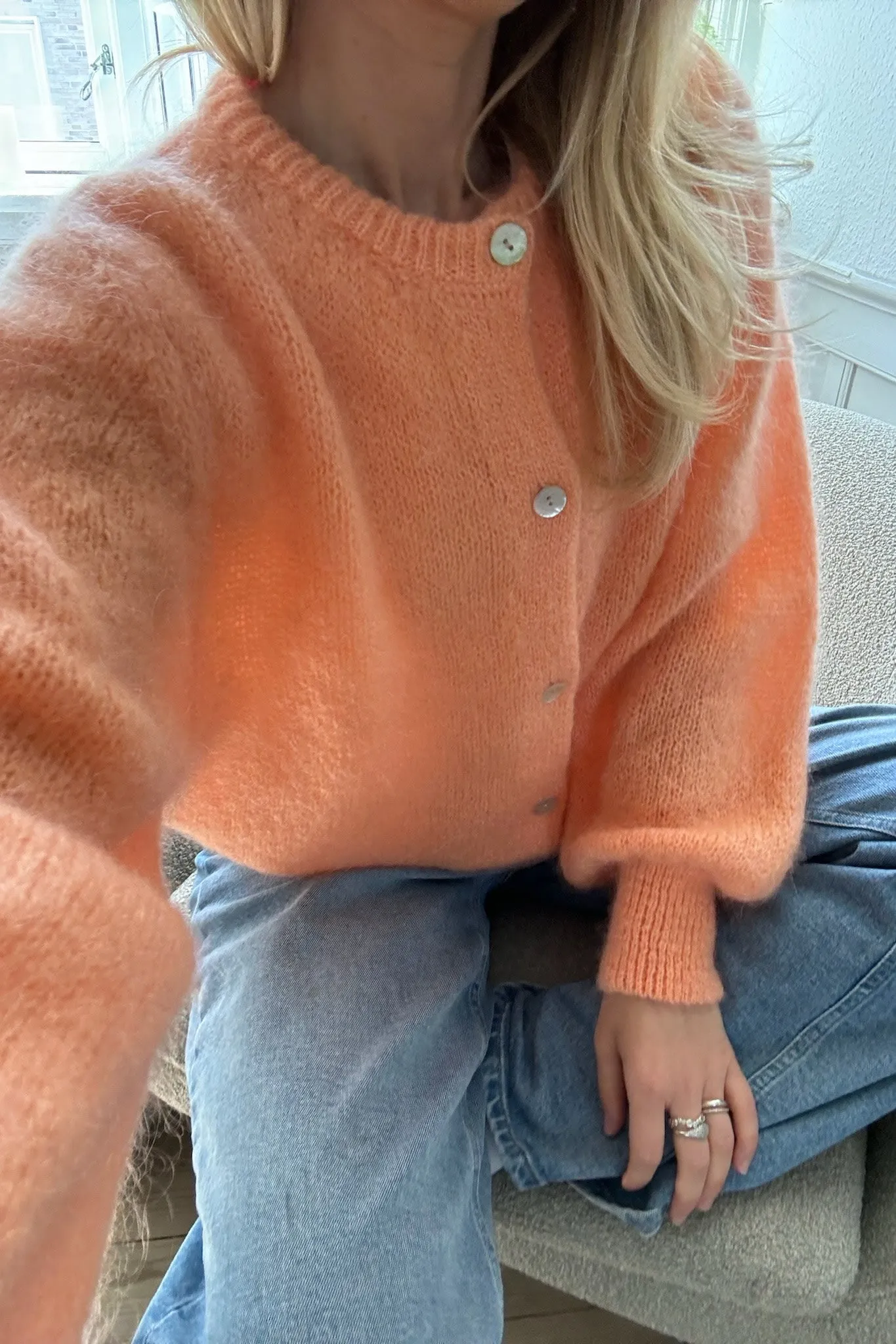 IdaIC Cardigan (Forudbestilling lev. uge 10) - Orange