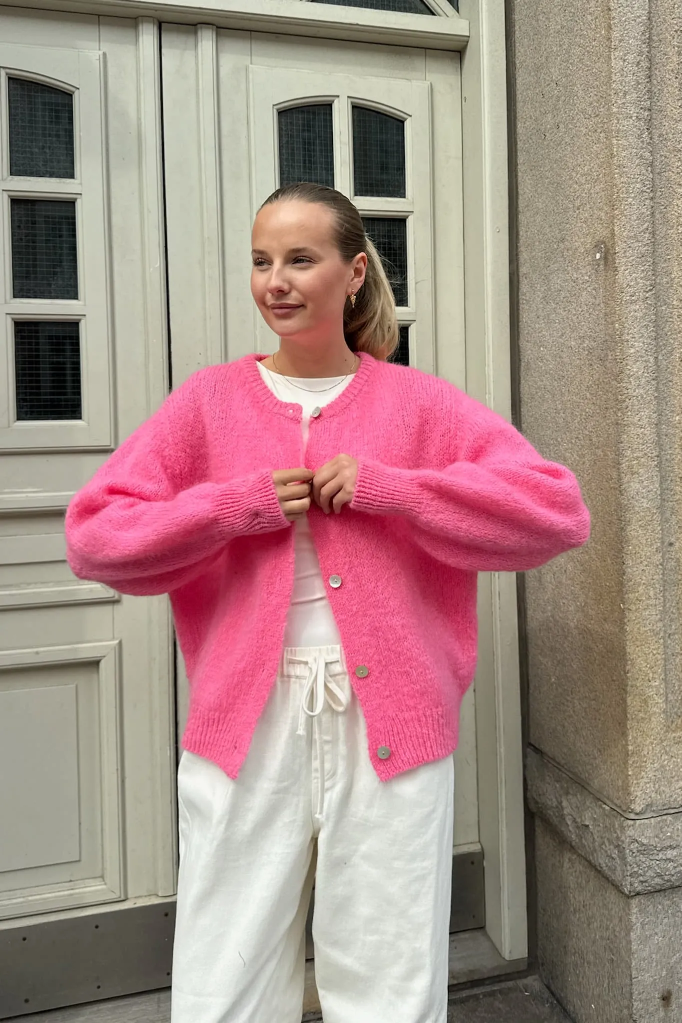 IdaIC Cardigan (Forudbestilling lev. uge 10) - Pink